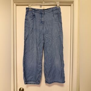 J. Jill Denim Blue Wide Leg Pants